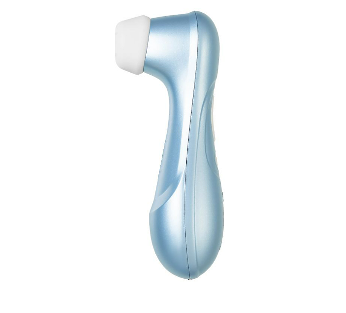 Вакуум-волновой бесконтактный стимулятор клитора Satisfyer PRO 2, силикон, голубой, 16,5 см