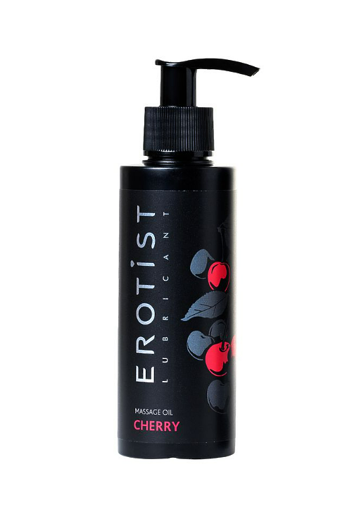 Массажное масло Erotist CHERRY, съедобное, вишня, 110 мл