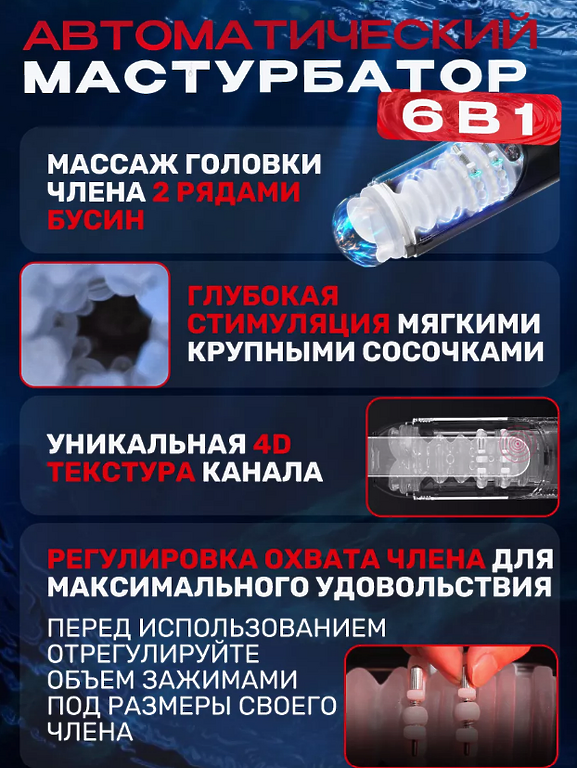 BLACK HORSE Мастурбатор автоматический с вибрацией, вагина