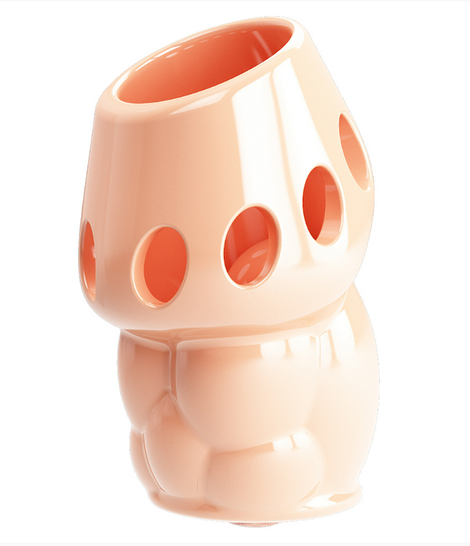 Рельефная насадка с открытой головкой Pretty Love Oscar BI-026247