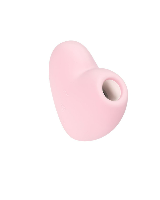 Вакуум-волновой стимулятор клитора с вибрацией Satisfyer Cutie Heart, силикон, розовый, 7,7 см