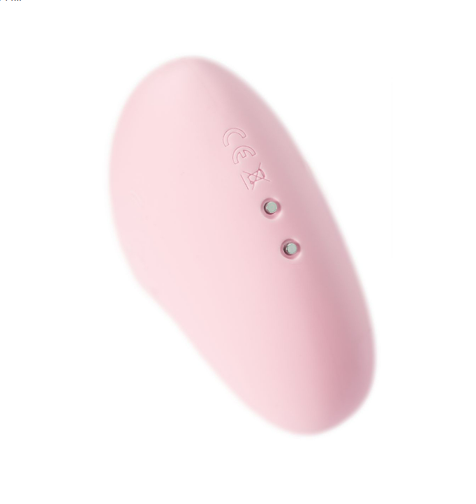 Вакуум-волновой стимулятор клитора с вибрацией Satisfyer Cutie Heart, силикон, розовый, 7,7 см