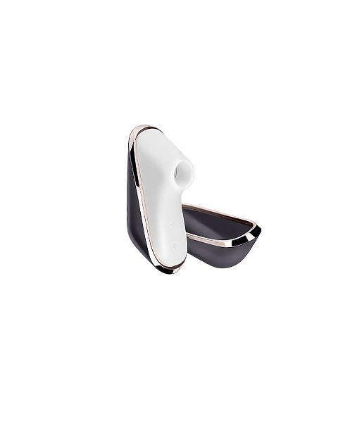 Вакуумно-волновой стимулятор клитора Satisfyer Traveler, силикон, баклажан, 10,7 см