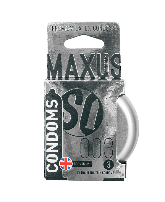Презервативы Maxus 003, ультро-тонкие, латекс, железный кейс, 3 шт.