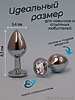 Diamond Анальная пробка СТАЛЬ 34 ММ