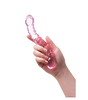 Двусторонний фаллоимитатор Sexus Glass, стекло, розовый, 20,5 см