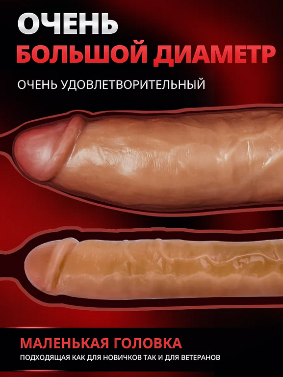 Фаллоимитатор дилдо реалистичный член 21cm
