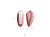 Вакуум-волновой бесконтактный стимулятор клитора Satisfyer Love Breeze, Силикон, Розовый, 9,5 см