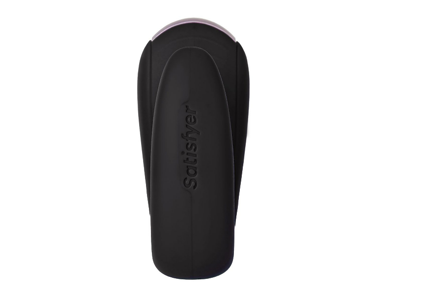 Стимулятор для пар Satisfyer Double Fun Connect App, с пультом ДУ, силикон, черный, 9 см