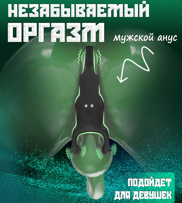 Массажер простаты для мужчин с вибрацией,стимулятор простаты, анальный вибратор для мужчин