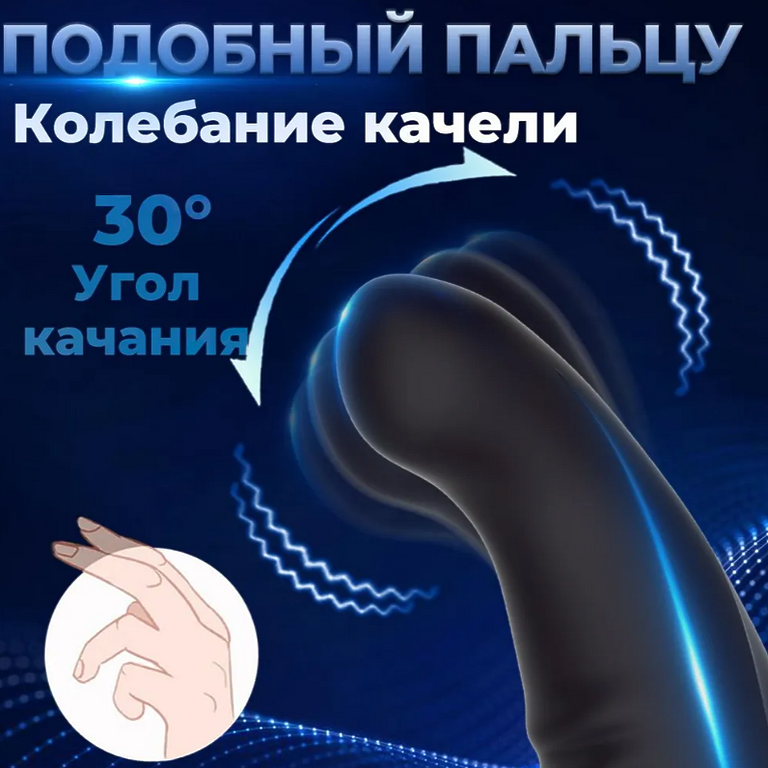 Массажер простаты, анальный вибратор, 10 режимов вибрации