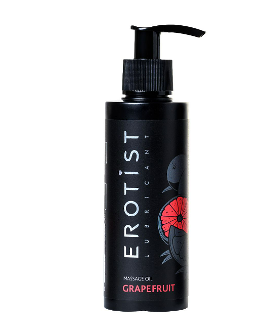 Массажное масло Erotist GRAPEFRUIT, съедобное, грейпфрут, 150 мл