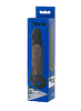 Насадка на пенис XLover by TOYFA, для увеличения размера, TPE, черный прозрачный, 19.5 см