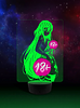 3D Ночник 18+ Девушка из Аниме . Светильник