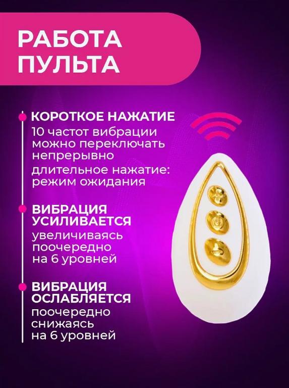 Mar&Mar Enjoy Виброяйцо с пультом