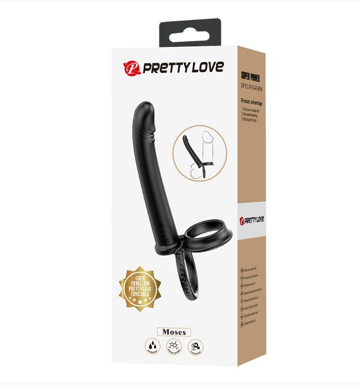 Насадка на пенис для двойного проникновения Pretty Love BI-210332