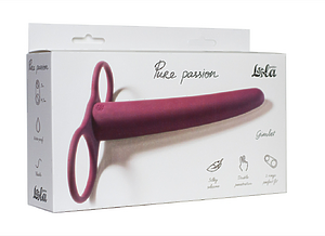 Насадка для двойного проникновения Pure Passion Gimlet Wine red 1200-02lola