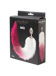 Анальная Пробка с Хвостом Diamond Galaxy Pink 4019-02lola