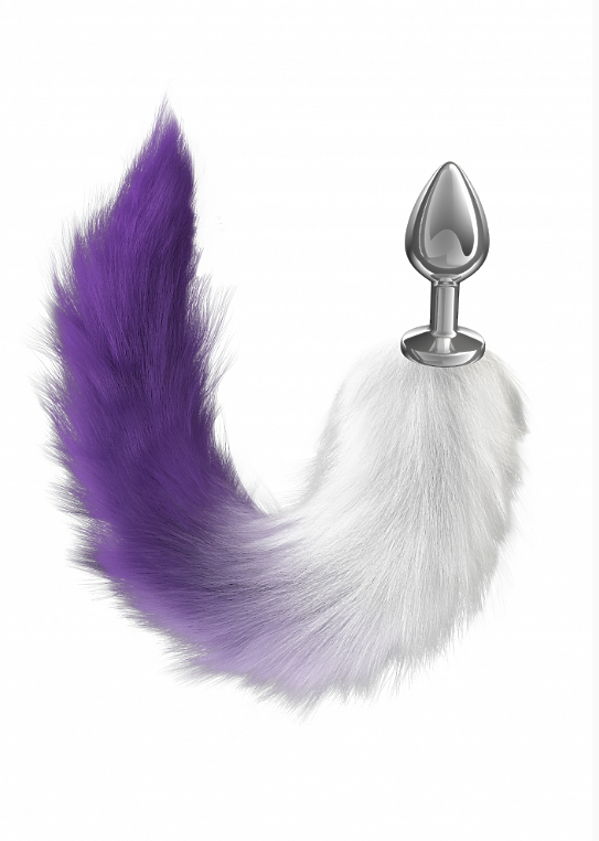 Анальная Пробка с Хвостом Diamond Galaxy Purple 4019-03lola