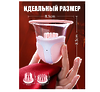 Вибратор, цвет: светло-розовый, 6 см