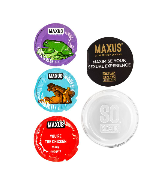 Презервативы Maxus Classic, классические, латекс, пластиковы кейс, 3 шт.
