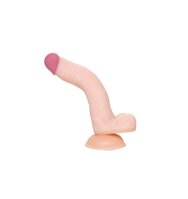 Реалистичный гибкий фаллоимитатор A-Toys by TOYFA Minc, TPE, 21 см