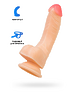 Реалистичный фаллоимитатор RealStick Nude Nash, PVC, телесный, 18 см