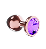 Анальная Пробка Diamond Amethyst Shine S Розовое Золото 4025-01lola
