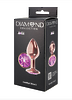 Анальная Пробка Diamond Amethyst Shine S Розовое Золото 4025-01lola
