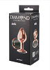 Анальная Пробка Diamond Jet Shine S Розовое Золото 4022-01lola