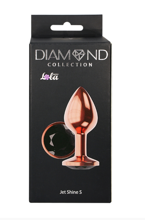Анальная Пробка Diamond Jet Shine S Розовое Золото 4022-01lola