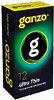 ПРЕЗЕРВАТИВЫ GANZO ULTRA THIN №12 BLACK EDITION (ультратонкие), 12 шт. в упак.